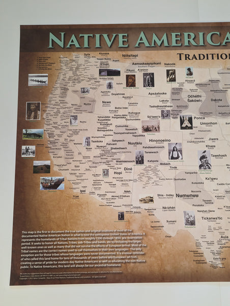 Native American Indian Tribes Map
