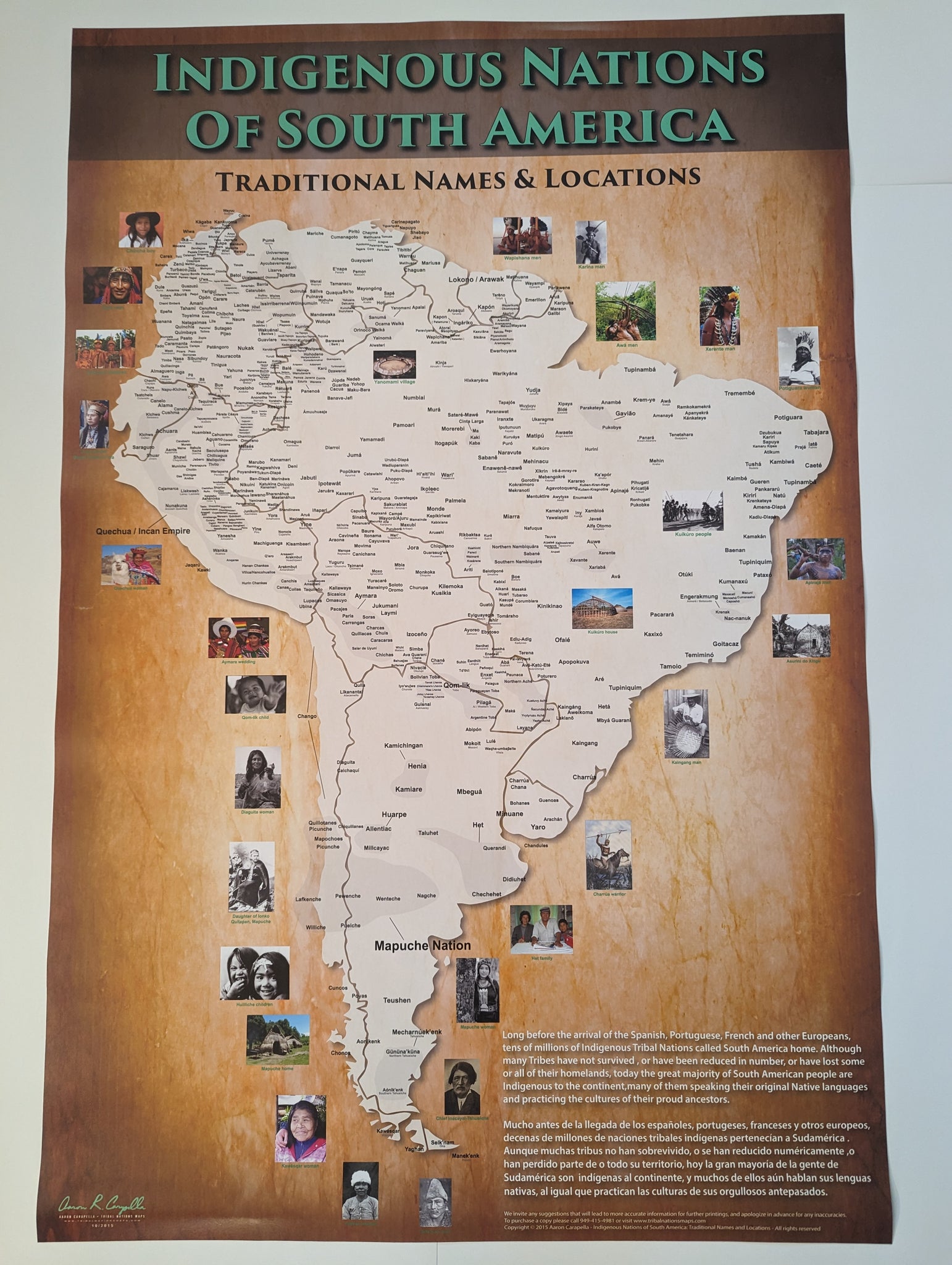 Indigenous Nations of South America Map