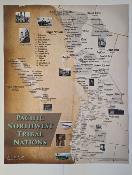 Pacific Northwest Tribal Nations Map