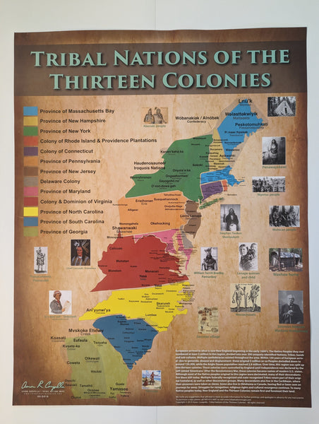 Thirteen Colonies Tribal Nations Map – Indigenous Peoples Resources