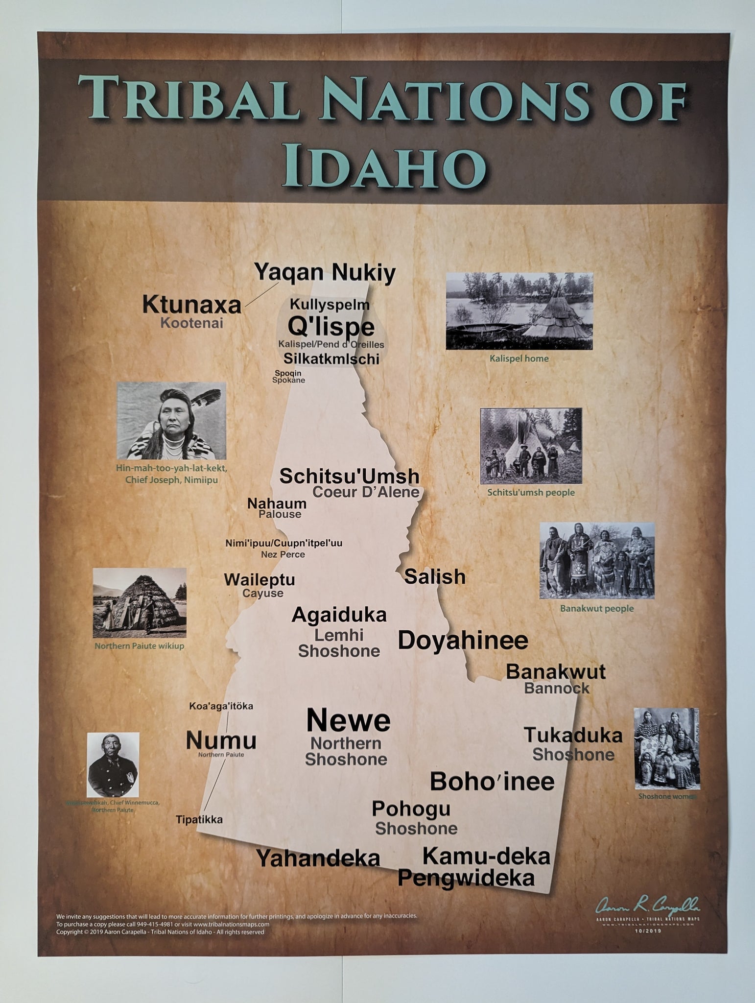 Tribal Nations Of Idaho Map – Indigenous Peoples Resources