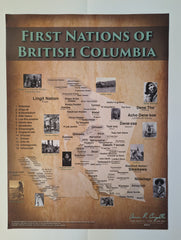 Tribal Nations of British Columbia Map