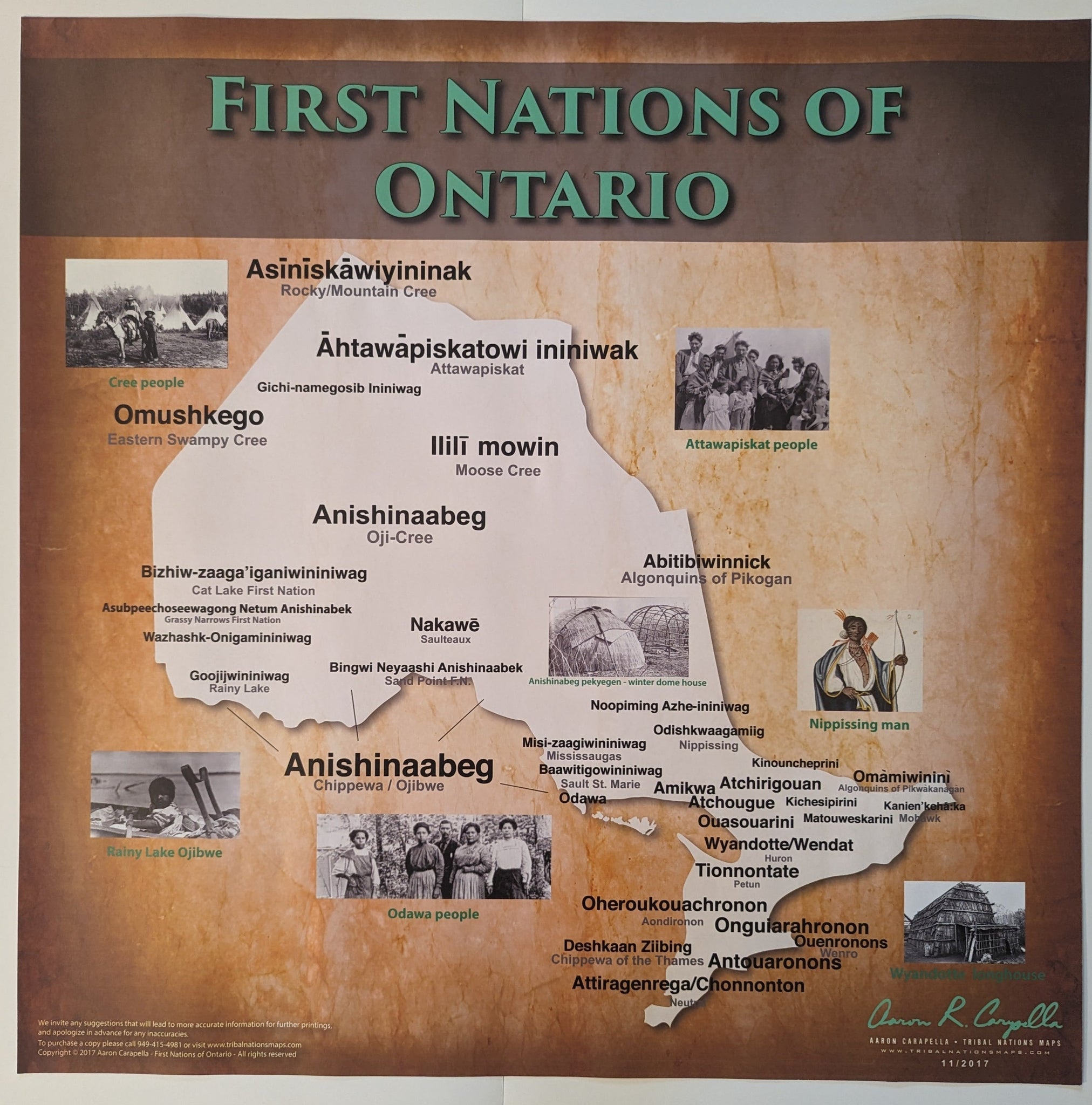 Tribal Nations of Ontario Map