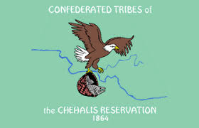 Confederated Tribes of the Chehalis Flag – authentic Native American tribal flag