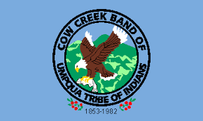 Cow Creek Band of Umpqua Flag – authentic Native American tribal flag