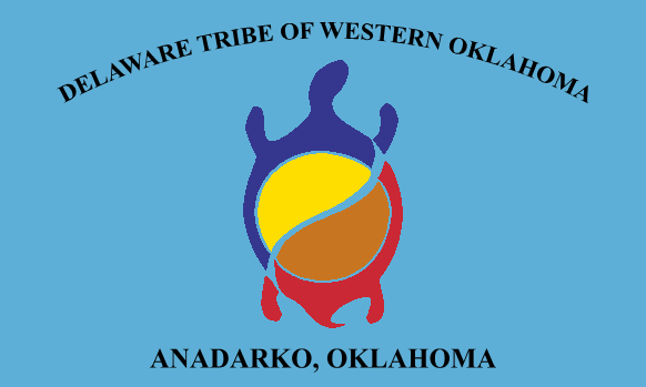 Delaware Nation of Oklahoma Flag – authentic Native American tribal flag