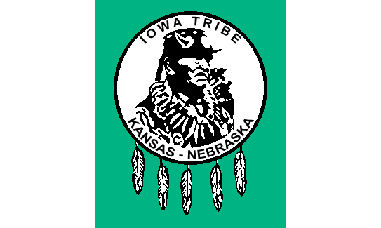 Iowa Tribe of Kansas and Nebraska Flag – authentic Native American tribal flag