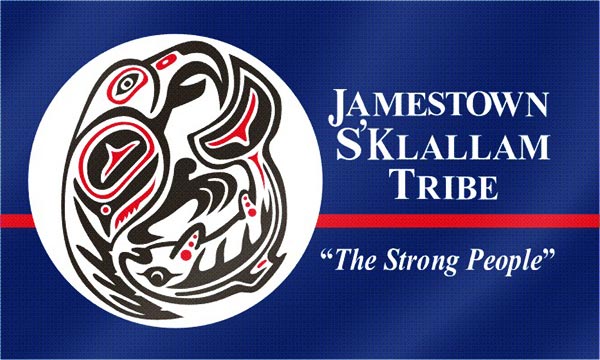 Jamestown S'Klallam Tribe Flag – authentic Native American tribal flag