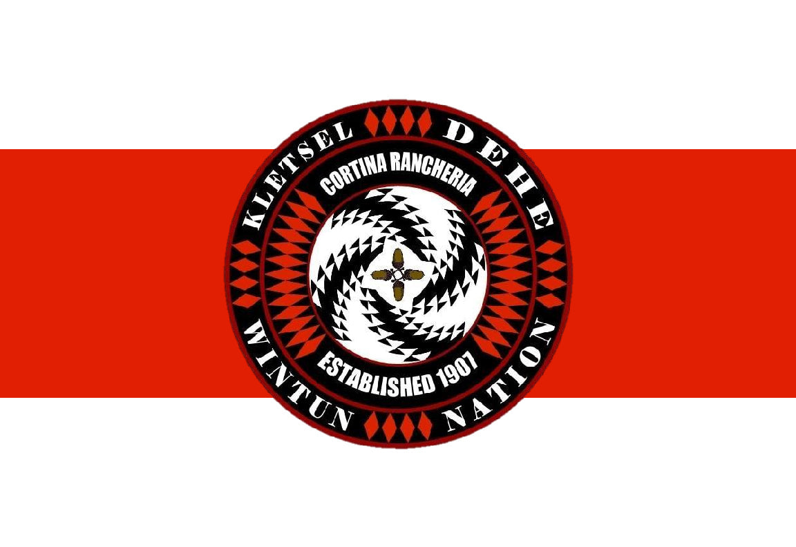 Kletsel Dehe Band of Wintun Indians - Cortina Rancheria Flag – authentic Native American tribal flag