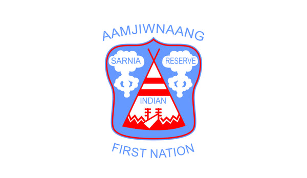 Aamjiwnaang -Sarnia First Nation Flag – authentic First Nations indigenous flag