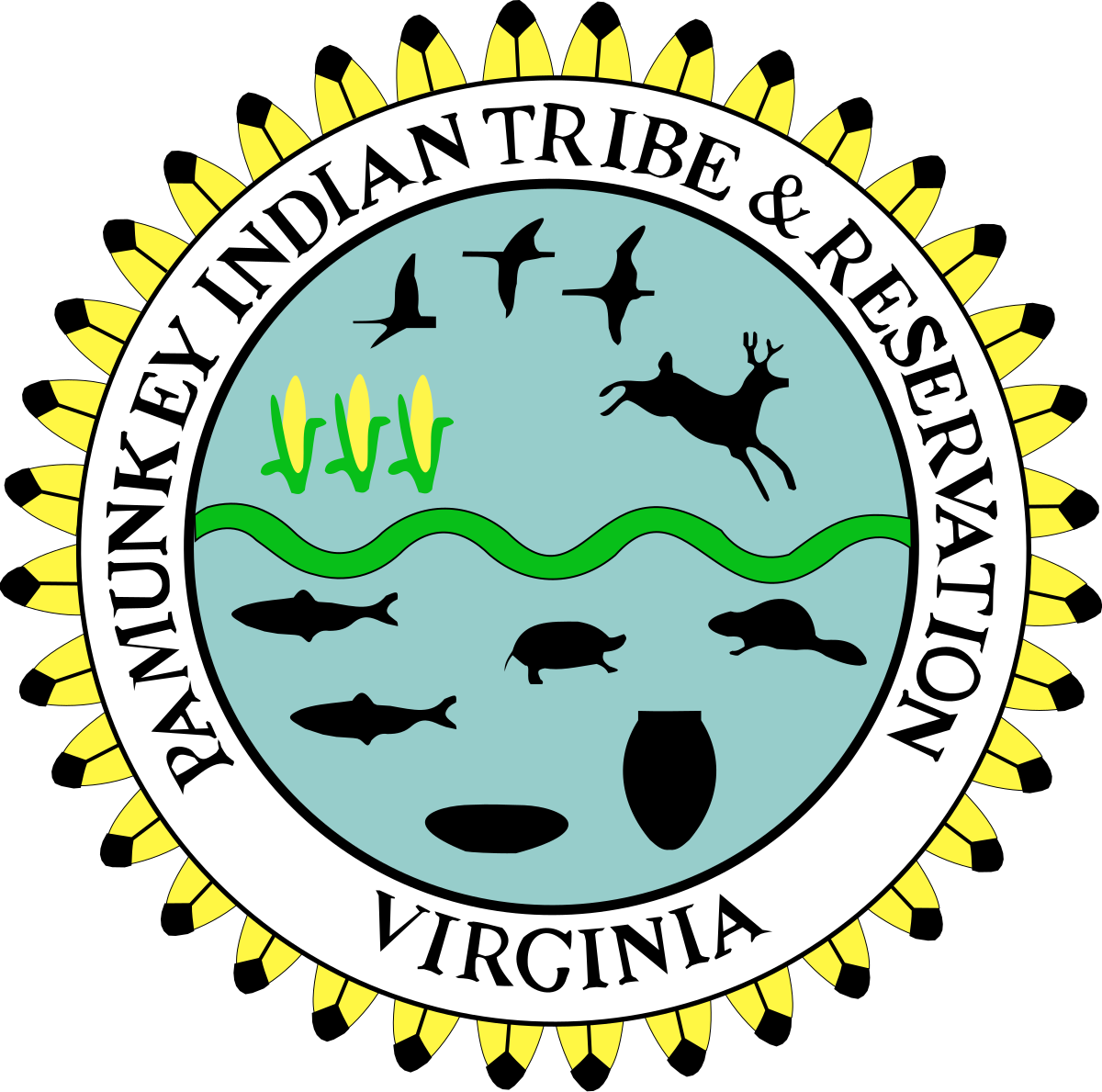 Pamunkey Tribe Flag – authentic Native American tribal flag