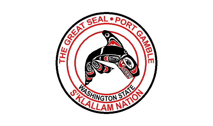 Port Gamble S'Klallam Tribe Flag – authentic Native American tribal flag