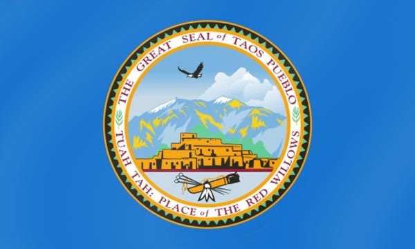 Pueblo of Taos Flag – authentic Native American tribal flag