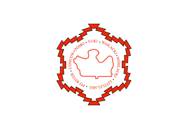 Round Valley Indian Tribes Flag – authentic Native American tribal flag