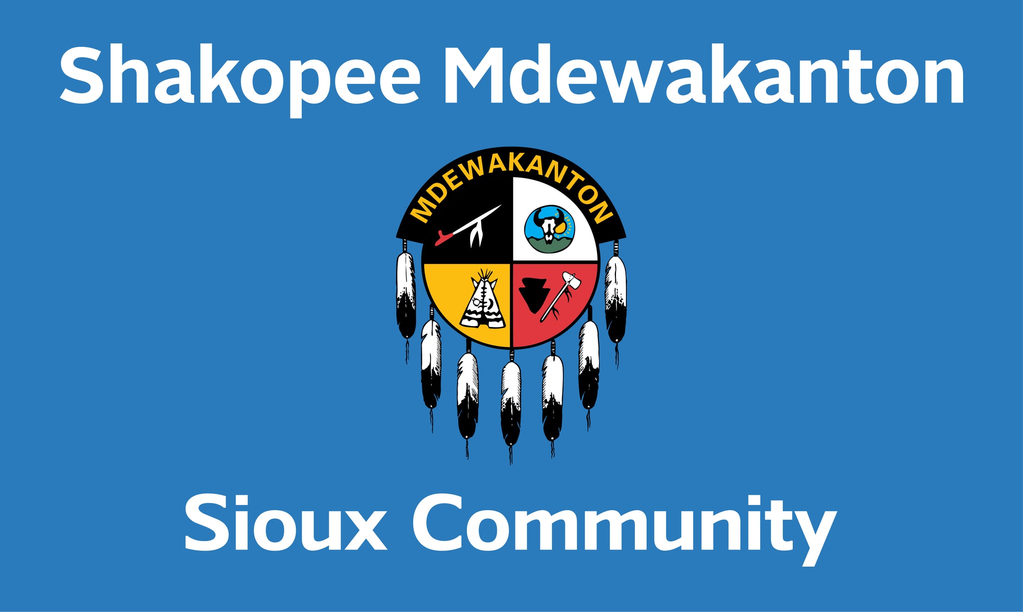 Shakopee Mdewakanton Sioux Flag – authentic Native American tribal flag