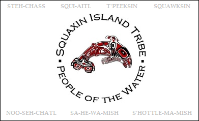 Squaxin Island Tribe Flag – authentic Native American tribal flag