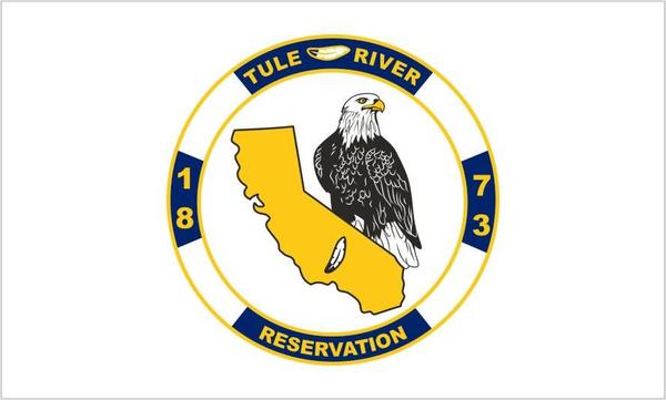 Tule River Indian Tribe Flag – authentic Native American tribal flag