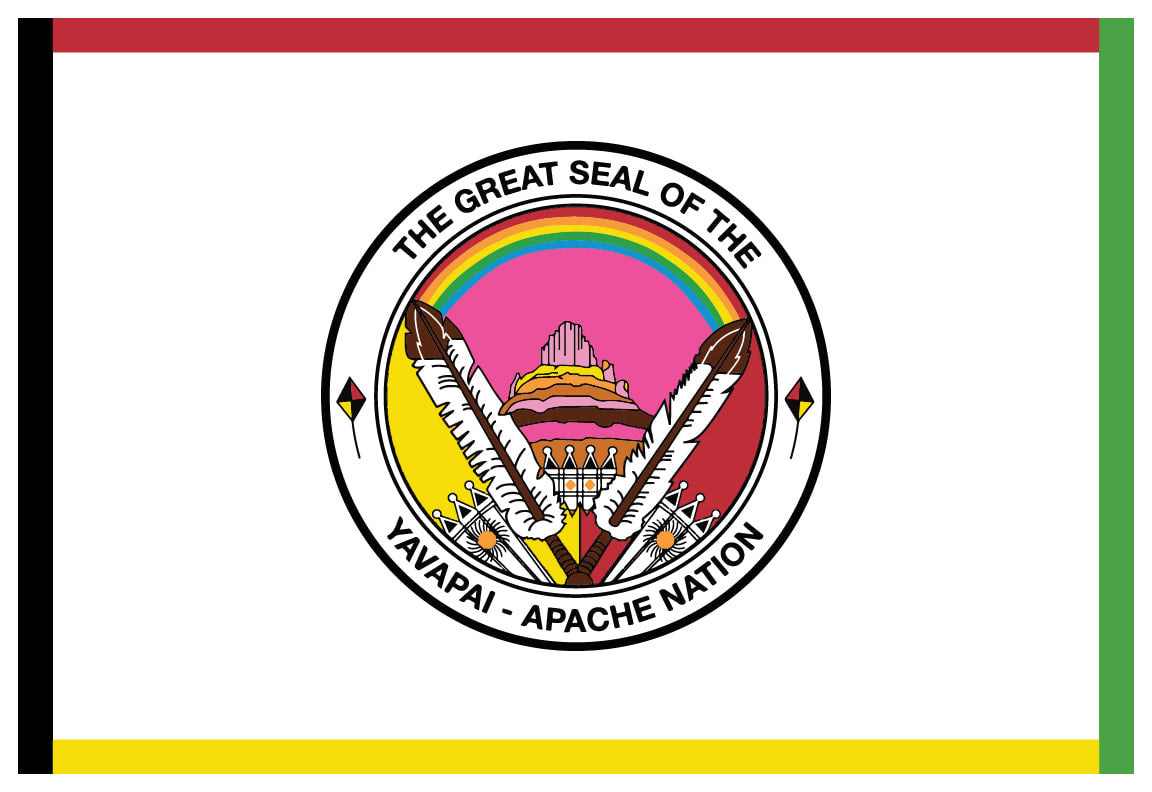 Yavapai-Apache Nation of the Camp Verde Flag – authentic Native American tribal flag