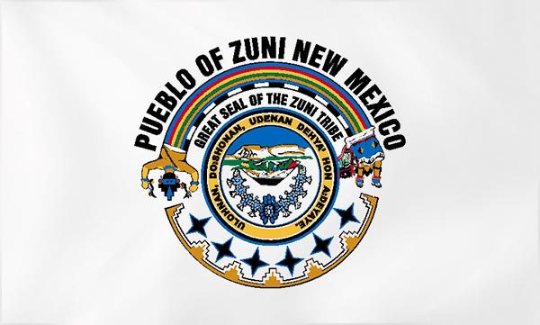 Zuni Tribe Flag – authentic Native American tribal flag
