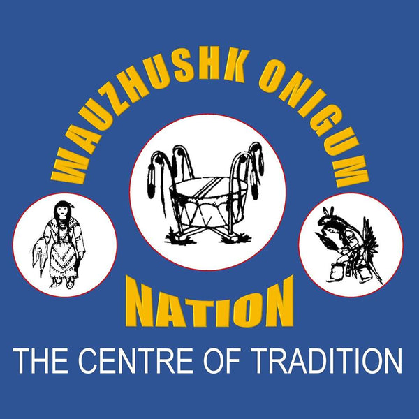 Anishinabe of Wauzhushk Onigum Flag – authentic Native American tribal flag