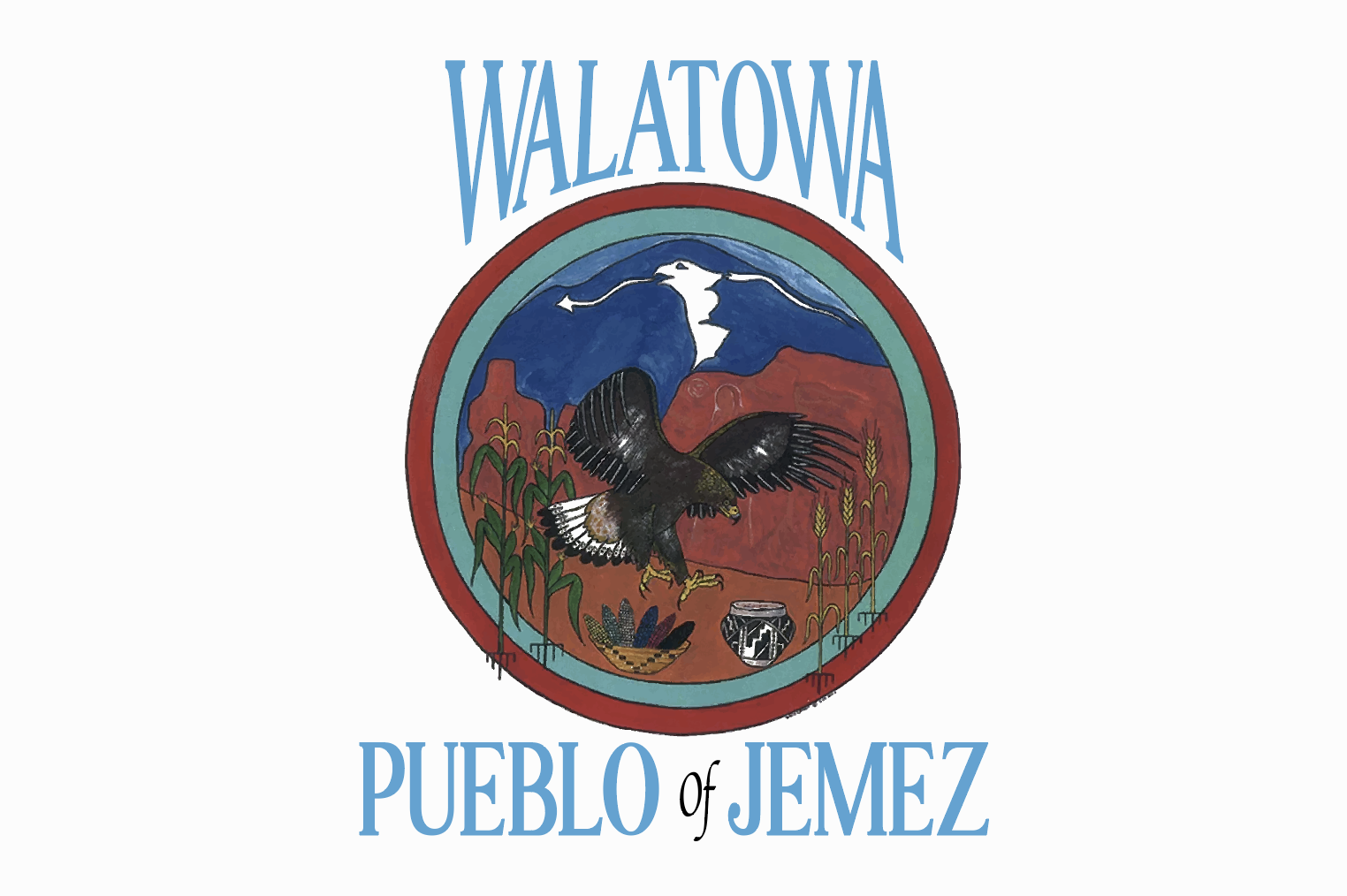 Pueblo of Jemez -Walatowa Flag – authentic Native American tribal flag