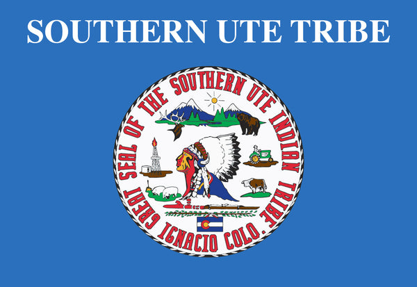 Southern Ute Indian Tribe Flag – authentic Native American tribal flag