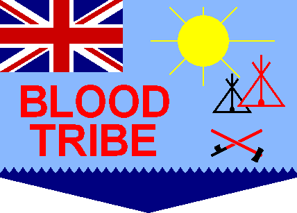 Blood First Nation Flag – authentic First Nations indigenous flag