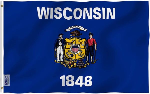 Wisconsin State Flag – authentic Native American tribal flag