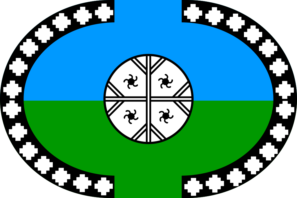 Mapuche Tribal Flag - Lafquenche territory – authentic Native American tribal flag
