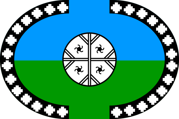 Mapuche Tribal Flag - Lafquenche territory – authentic Native American tribal flag
