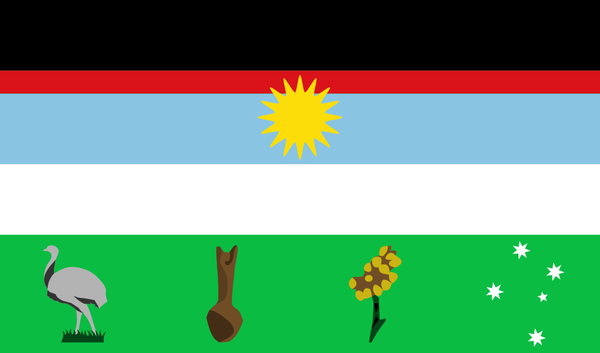 Mocoví Tribal Flag – authentic Native American tribal flag