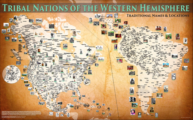 Tribal Nations of the Western Hemisphere Map