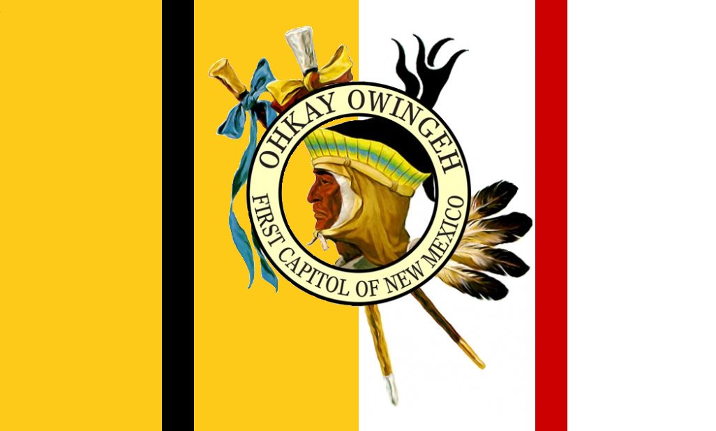 Ohkay Owingeh Pueblo Tribal Flag – authentic Native American tribal flag