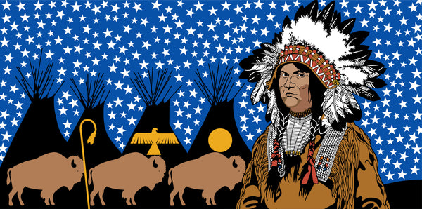 Ahtahkakoop Nation Flag – authentic Native American tribal flag