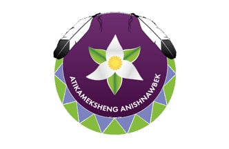Atikameksheng Anishnawbek First Nation Flag – authentic First Nations indigenous flag