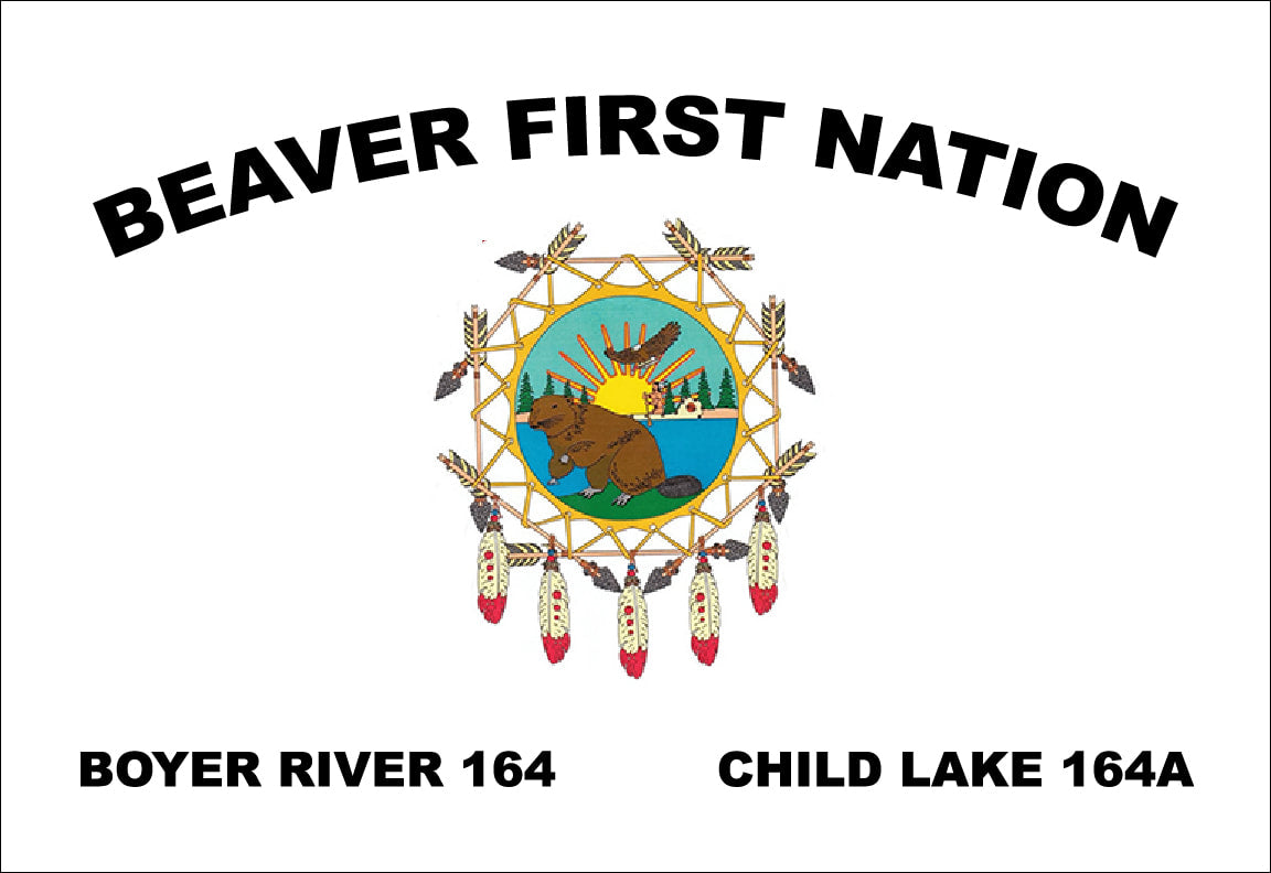 Beaver First Nation Flag – authentic First Nations indigenous flag