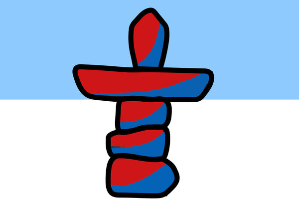 Inuit First Nation Flag – authentic First Nations indigenous flag