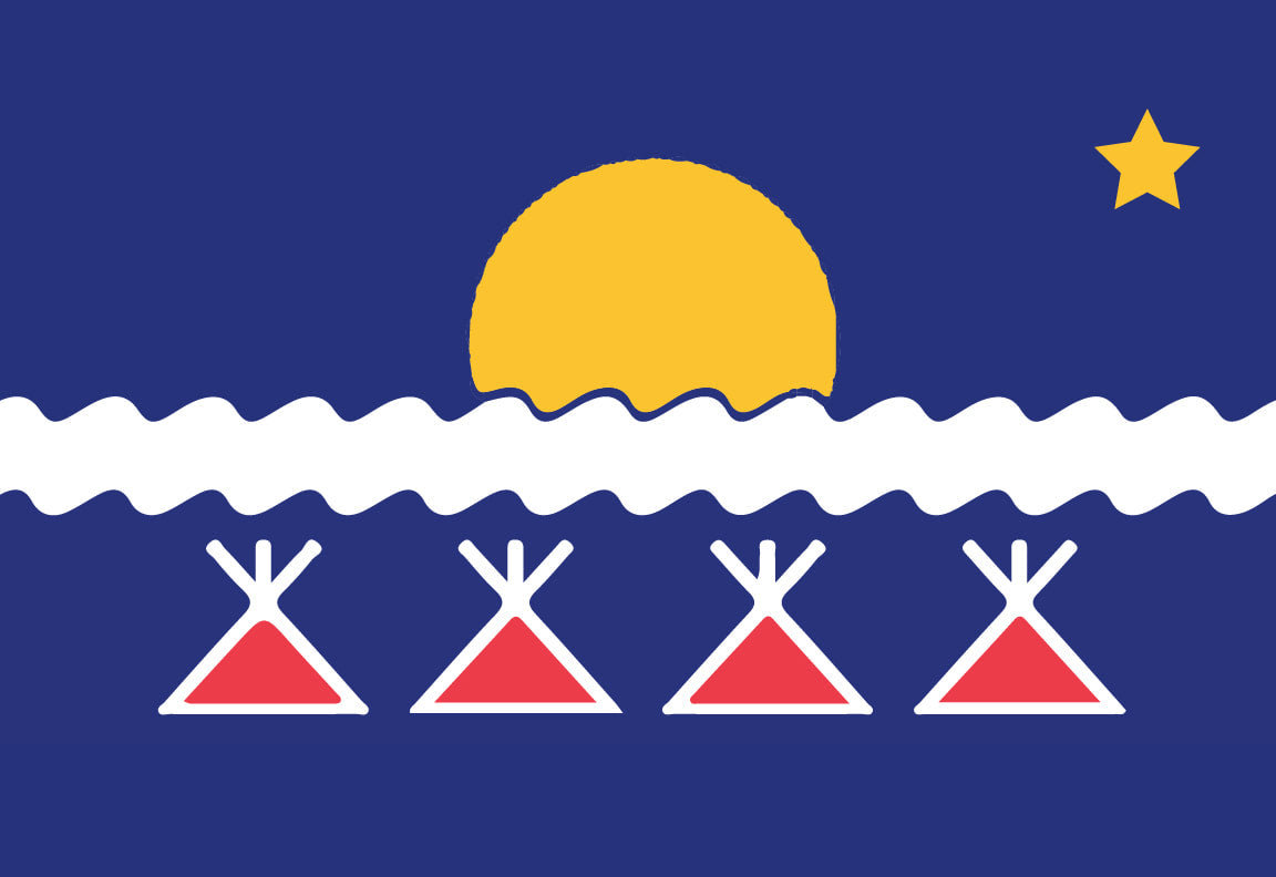Tlicho First Nation Flag – authentic First Nations indigenous flag