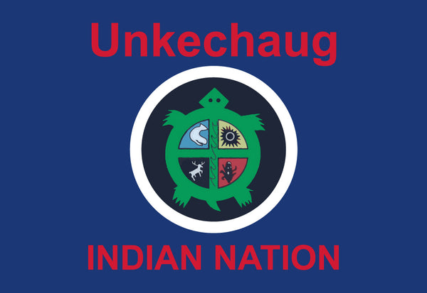 Unkechaug Indian Nation Tribal Flag – authentic Native American tribal flag