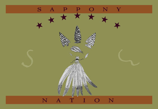 Sappony Tribal Flag – authentic Native American tribal flag