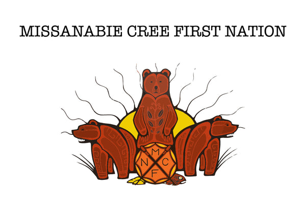 Missanabie Cree First Nation Flag – authentic First Nations indigenous flag