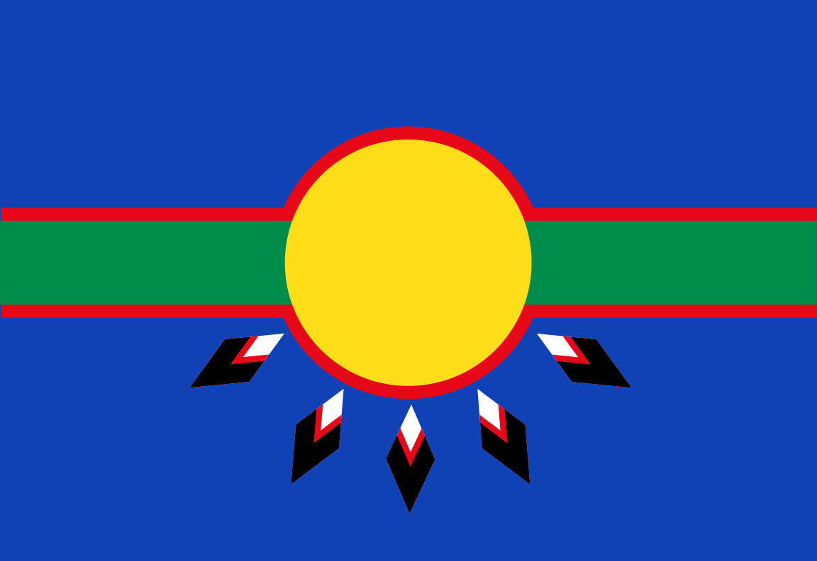 Long Plain First Nation Flag – authentic First Nations indigenous flag