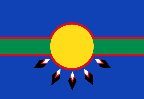 Long Plain First Nation Flag – authentic First Nations indigenous flag