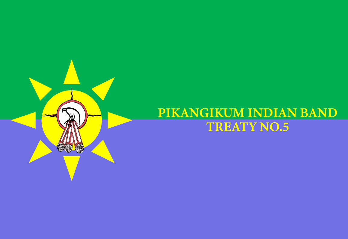 Pikangikum Indian Band Flag – authentic Native American tribal flag