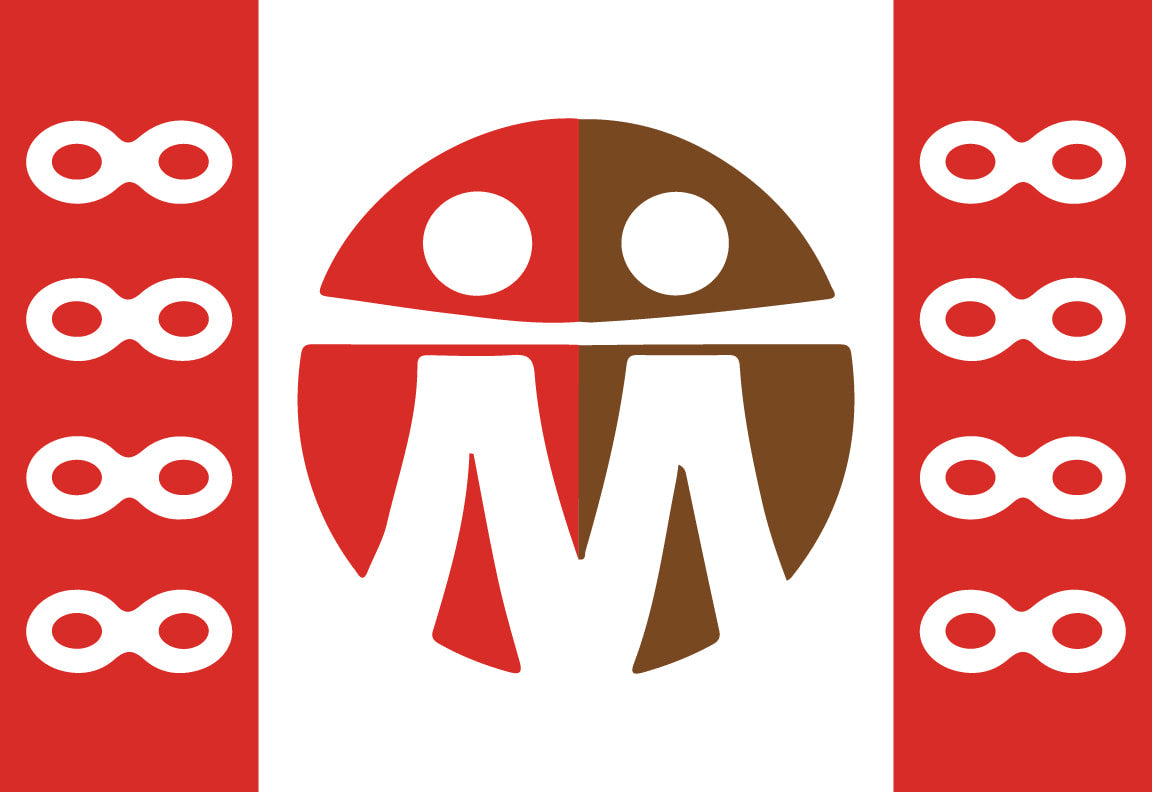 Fishing Lake Metis Flag – authentic Native American tribal flag