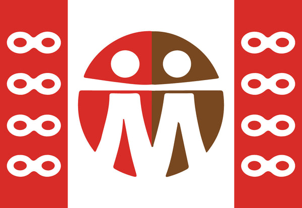 Fishing Lake Metis Flag – authentic Native American tribal flag