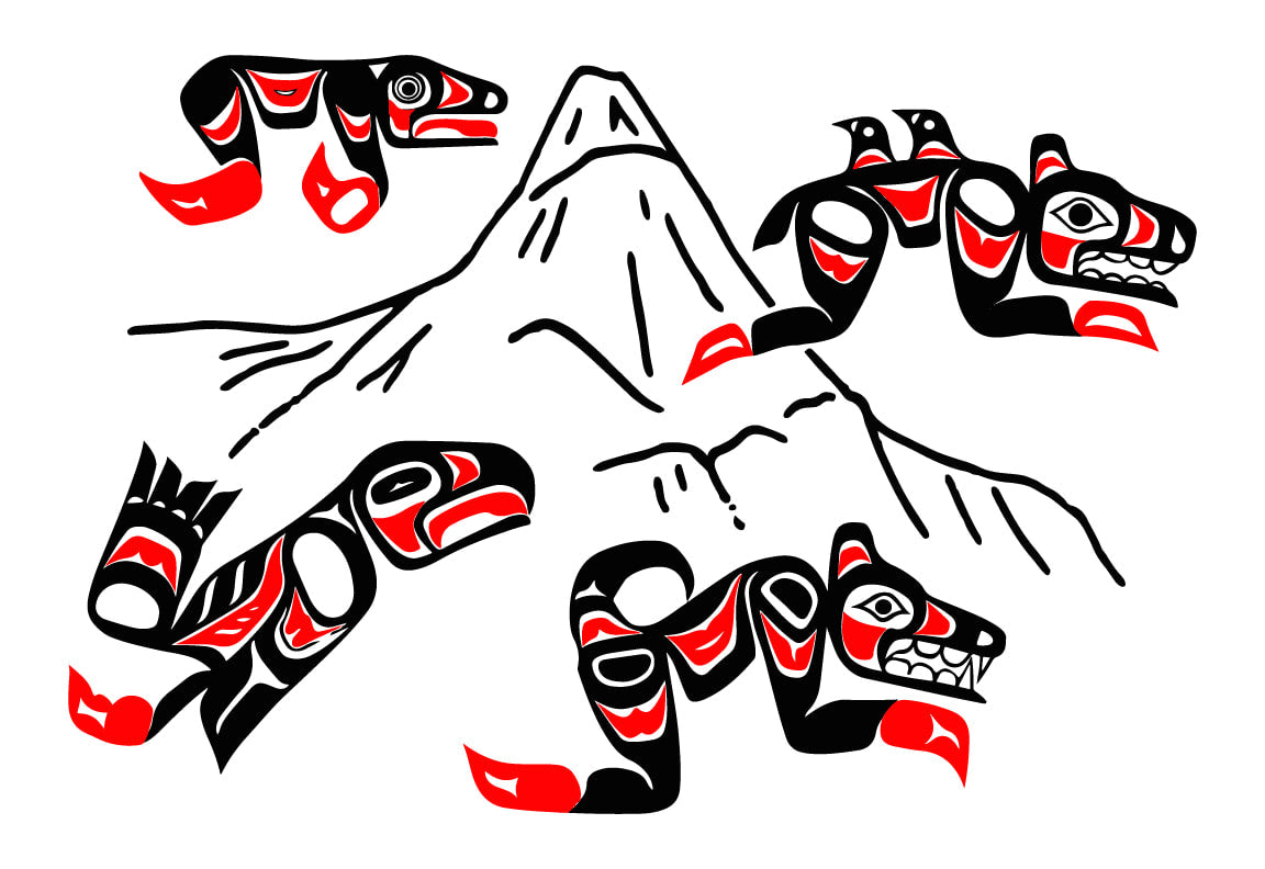 Gitsegukla First Nation Flag – authentic First Nations indigenous flag