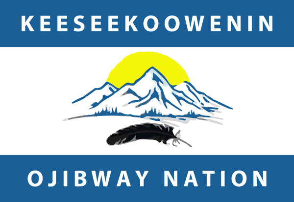 Keeseekoowenin First Nation Flag – authentic First Nations indigenous flag