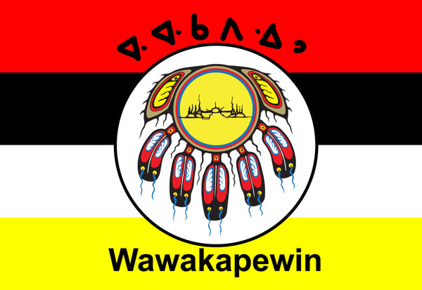 Wawakapewin First Nation Flag – authentic First Nations indigenous flag