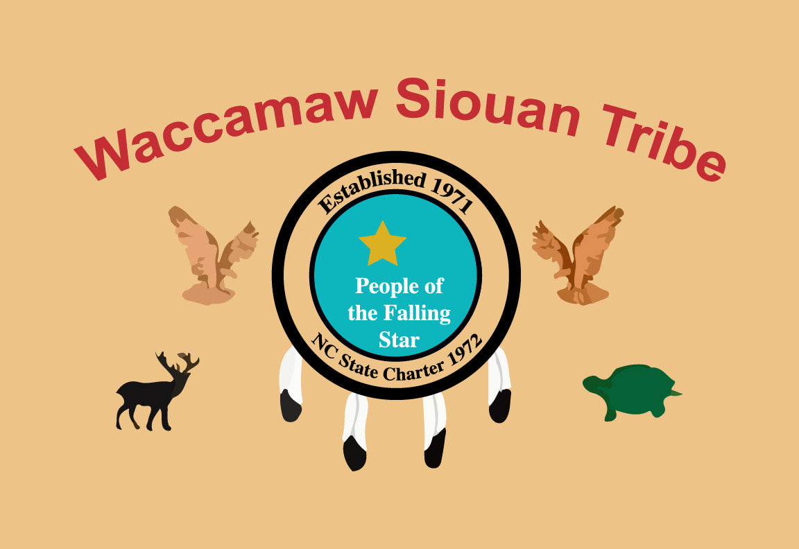 Waccamaw Siouan Tribe Flag – authentic Native American tribal flag